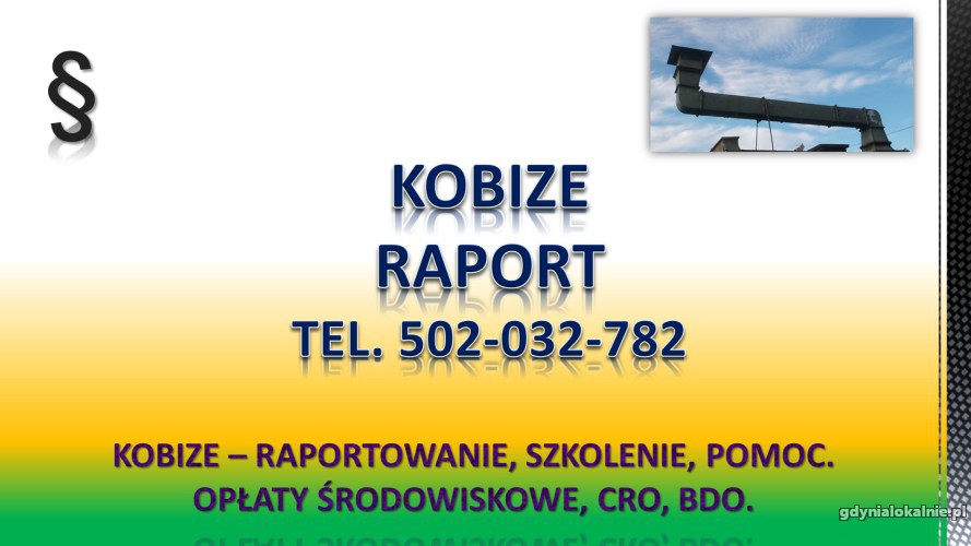 Obsługa firmy  w Kobize tel. 502-032-782, Raport roczny z emisji