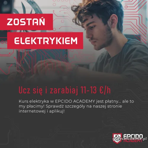 Młodszy elektryk przemysłowy